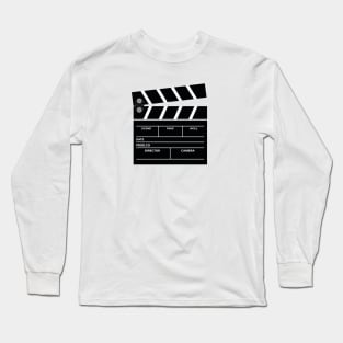 Clapper board director for filmmaking Long Sleeve T-Shirt